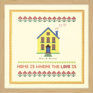 163814_Набор для вышивания "Желтая мансарда"