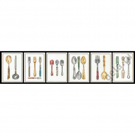 Набор для вышивания THEA GOUVERNEUR арт.3060 Столовые приборы 9,5х14 см