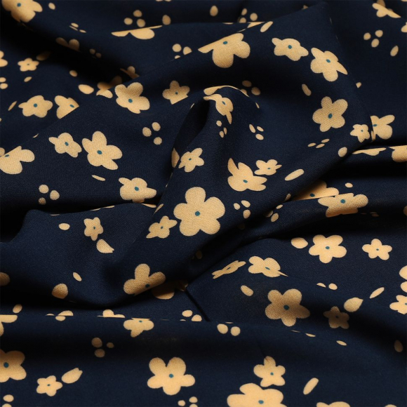 Ткань Штапель TBY Vi-2108024-c1 плот 110г/м2 100% вискоза шир. 145 см цв.с1 синий рул.25м Ткань Штапель TBY Vi-2108024-c1 плот 110г/м2 100% вискоза шир. 145 см цв.с1 синий рул.25м