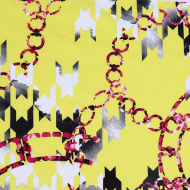 Ткань Милано 230 г/м? 95% полиэстер, 5% лайкра шир.150 см арт.T.0043.6 цв.06 желтый рул.25м