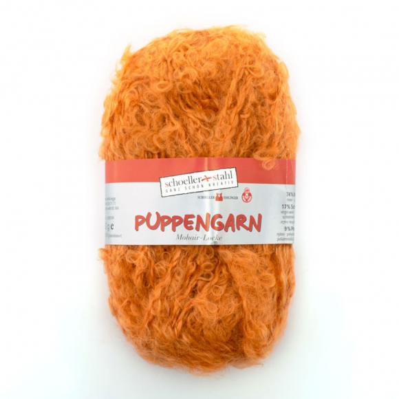 Пряжа Puppengarn, 74% мохер, 17% шерсть, 9% полиамид, 50 м, 50 г
