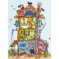 Набор для вышивания Bothy Threads арт.XCT8 Cottage (Коттедж) 26х35 см