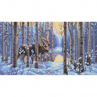 Рисунок на канве КОНЁК арт. 7815 Лось 25х45 см