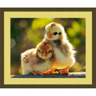 Набор для вышивания бисером «Цыплята»