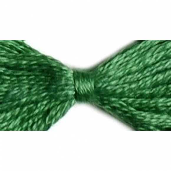 Нитки мулине цв.4108 зеленый 12х10м С-Пб