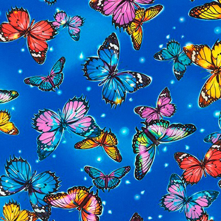 Ткань для пэчворка PEPPY Fantastic Forest 122 г/м? 100% хлопок цв.ATZD-20176-74 SAPPHIRE уп.50х55 см