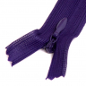 Молния потайная нераз 55см S-915 фиолетовый темный SBS уп.100шт