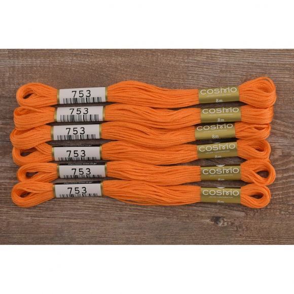 Мулине COSMO однотонный цвет 753