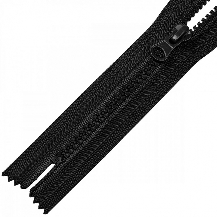 Молния MaxZipper трактор №5 1 замок, 16см н/р, цв.F322 черный уп.50шт