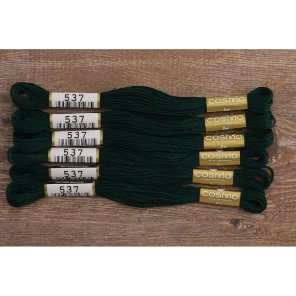 Мулине COSMO однотонный цвет 537 Мулине COSMO однотонный цвет 537