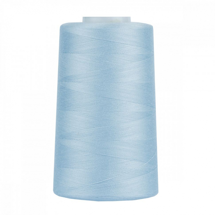 Нитки швейные 50/2 полиэстер 5000 ярд цв.318 голубой MAX