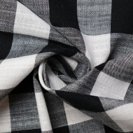 Ткань Хлопок 90 г/м? 100% хлопок шир.145 см арт.Р.19962.01 цв.01 черный уп.25м