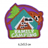 Термоаппликации арт.TBY-2216 Family Camping 6,2х5,5см, уп.10шт.