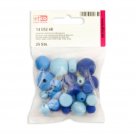 66344_Набор бусин из дерева разных форм и размеров