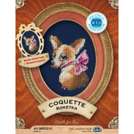 Набор для вышивания РТО арт.MBE9016 Кокетка 6,5х8,5 см
