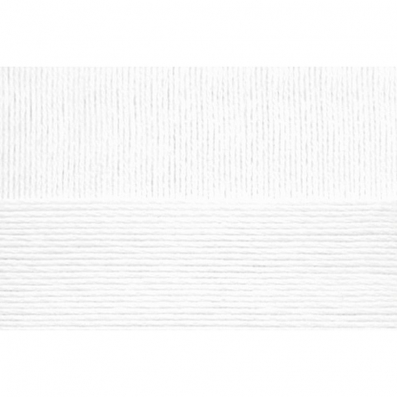 Пряжа для вязания ПЕХ Хлопок Натуральный летний ассорт (100% хлопок) 5х100г/425 цв.001 белый