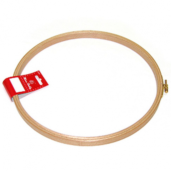 14539_Пяльцы круглые с замком, высота обода 18 мм, диаметр 30,5 см