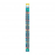 191471 PRYM Спицы прямые для вязания с наконечниками 35см 6,5мм алюминий уп.2шт