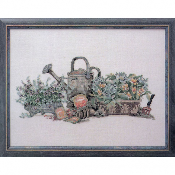 Набор для вышивания OEHLENSCHLAGER арт.84200 Цветы в горшочках 28х37 см Набор для вышивания OEHLENSCHLAGER арт.84200 Цветы в горшочках 28х37 см