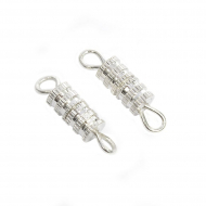 Замок винтовой MAGIC 4 HOBBY для бус арт.MH.11194-2 цв.серебро 15х4мм уп.50шт Замок винтовой MAGIC 4 HOBBY для бус арт.MH.11194-2 цв.серебро 15х4мм уп.50шт