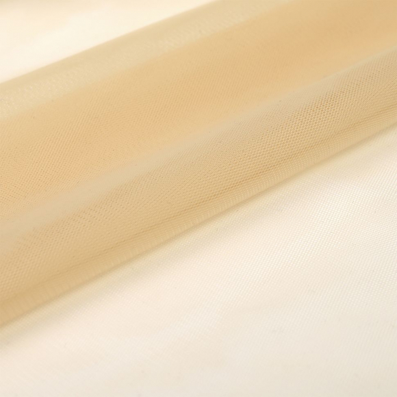 Сетка эластичная ультратонкая Эффект голого тела KRUZHEVO арт.Т1116.02 ш.300 см, цв.телесный уп.48м