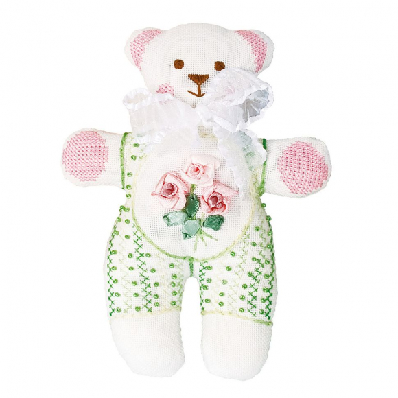 Набор для вышивания PANNA арт. IG-1176 Мягкая игрушка. Мишка 12х16 см