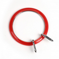 Пяльцы NURGE пружинные для вышивания и штопки, цв. красный арт.NUR.160-3 ?58мм толщина 2,6