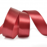 Лента атласная 25мм цв.3088 т.бордовый IDEAL уп.27,4 м