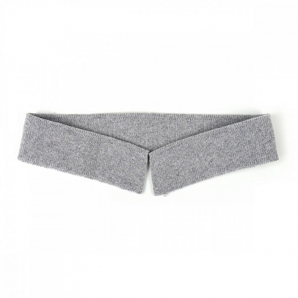 Манжеты для поло, х/б 100% Россия DTP-1140 цв.серый разм.3,5х40 см (±1) уп.20шт