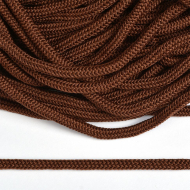 Шнур круглый полиэфир 04мм арт. 1с-36 цв.072 коричневый уп.200м