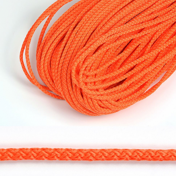 Шнур круглый полипропилен 04мм цв.оранжевый уп.100м Шнур круглый полипропилен 04мм цв.оранжевый уп.100м