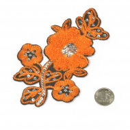 Аппликации MAGIC HOBBY арт. MG-R1734.4 цв.4 оранжевый 7,5х13,5 см 5 шт