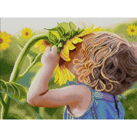 Рисунок на ткани (Бисер) КОНЁК арт. 1445 Запах лета 29х39 см