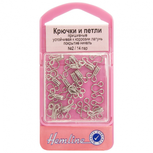 775_Крючки и петли пришивные, 14 пар, №2