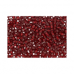 Бисер Япония "TOHO" 11/0  круглый 3  2.2 мм 5 х 5 г №0025D гранатовый