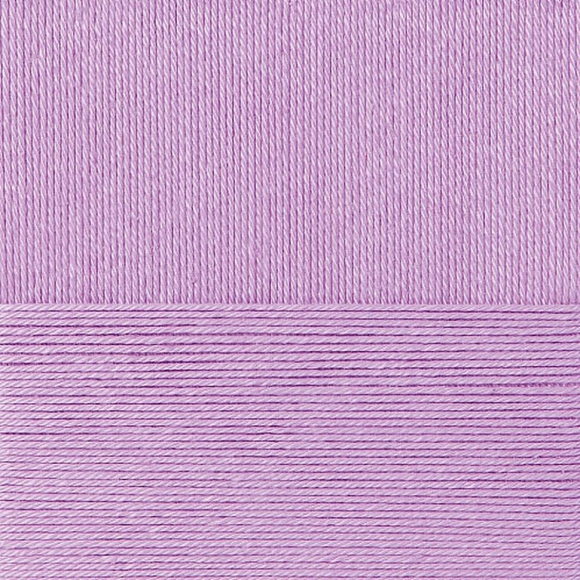 Пряжа для вязания ПЕХ Классический хлопок (100% мерсеризованный хлопок) 5х100г/250м цв.389 св.фиалка
