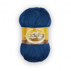 Пряжа ADELIA IVIA (100% акрил) 4х62,5г/150м цв.451 т.синий