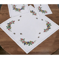 Набор для вышивания PERMIN арт.27-6902 Салфетка Тюльпан 66х66 см