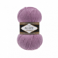 Пряжа для вязания Ализе LanaGold (49% шерсть, 51% акрил) 5х100г/240м цв.028 роза