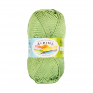 Пряжа ALPINA ANABEL (100% мерсеризованный хлопок) 10х50г/120м цв.160 зеленый