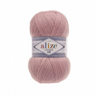 Пряжа для вязания Ализе LanaGold 800 (49% шерсть, 51% акрил) 5х100г/800м цв.161 пудра
