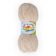 Пряжа ALPINA ROLAND (100% альпака) 4х50г/200м цв.24 бежевый
