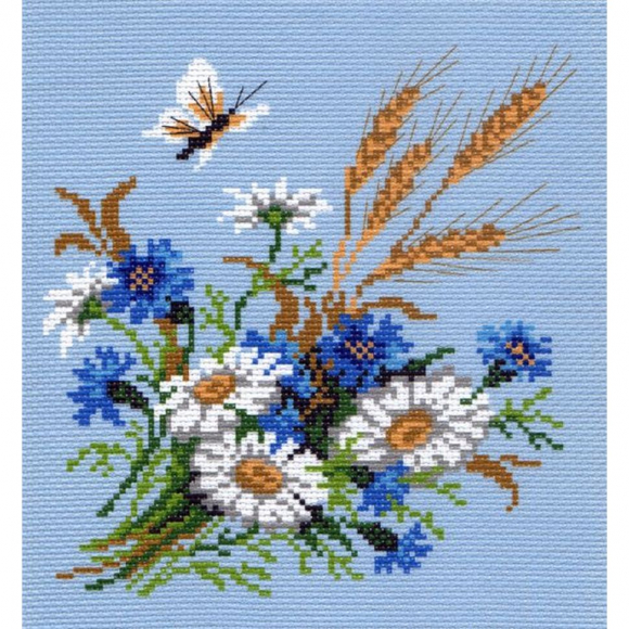 Рисунок на канве МАТРЕНИН ПОСАД арт.28х37 - 0384-1 Полевой букет Рисунок на канве МАТРЕНИН ПОСАД арт.28х37 - 0384-1 Полевой букет