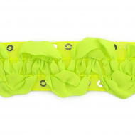 Тесьма с пайетками TBY арт.TH463-1 шир.25мм цв.057 салатовый уп.18,28м