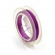 Проволока для бисера ?0,3мм арт.ТВ HET-06 цв.розовый рул.10м