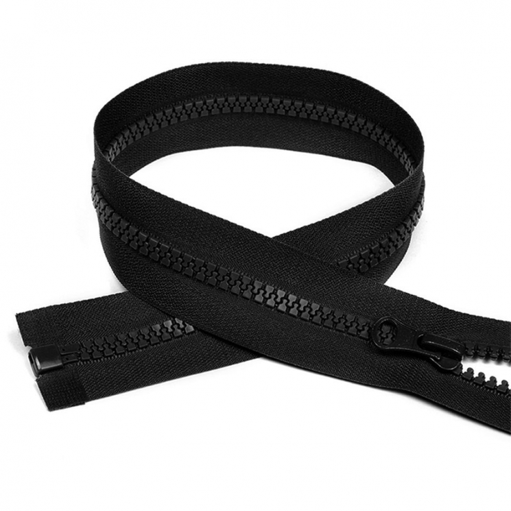 Молния MaxZipper трактор №5 1 замок усил.зв., 55см, цв.F322 черный уп.50шт