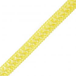 Тесьма TBY декоративная Самоса арт.06 (15) шир.18мм цв.желтый F110 уп.18,28м