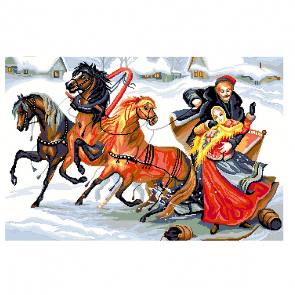 Набор для вышивания мулине НИТЕКС арт.2098 48х69 см