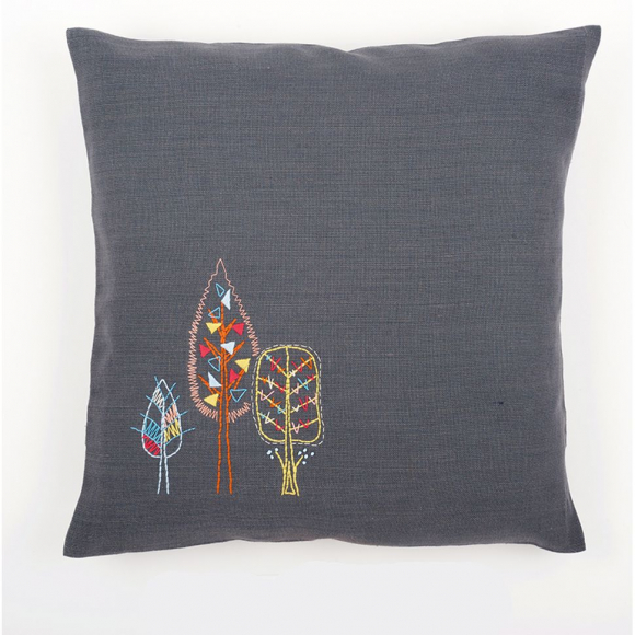 Набор для вышивания VERVACO арт.PN-0156056 Подушка Стилизованные деревья 40х40 см