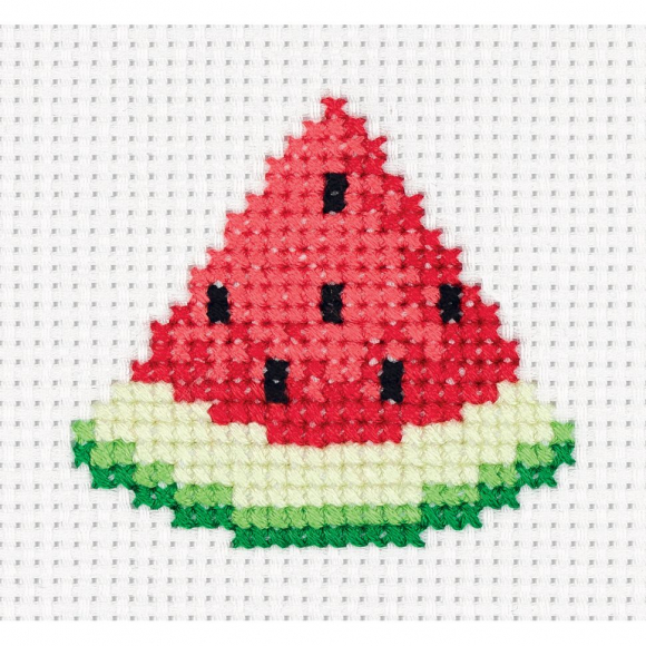 Набор для вышивания KLART арт. 8-353 Долька арбуза 9х8,5 см